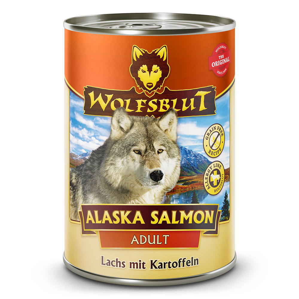 Adult Medium Alaska Salmon- Lachs mit Kartoffeln